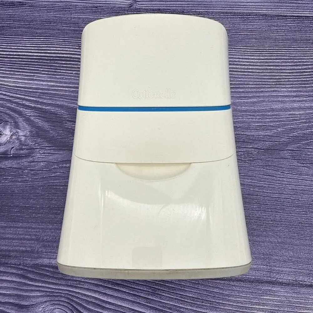 Cottonelle Fresh Roll Wipes Discontinued Plastic Dispenser Only White Blue